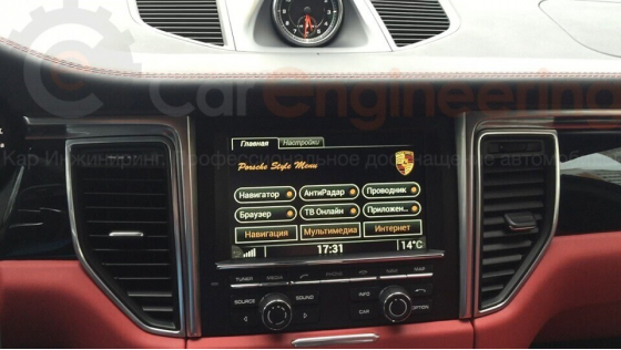 Android для Porsche Macan – полноценная навигация с пробками и интернет