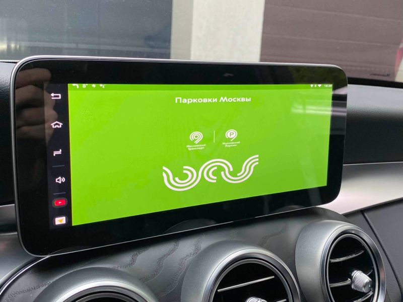Навигация Mercedes W205 C180 и С200 - навигатор на Андроид в Мерседес Ц