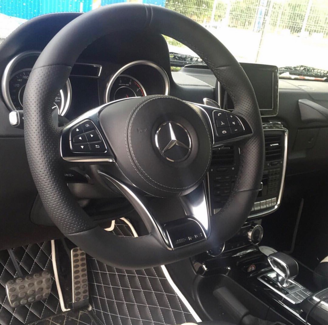 AMG руль Mercedes GLS - мультируль Мерседес ГЛС
