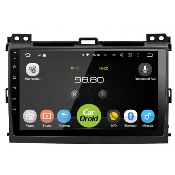 Штатное головное устройство Android 9 Тойота ЛК Прадо 120 (2002-2009 ...