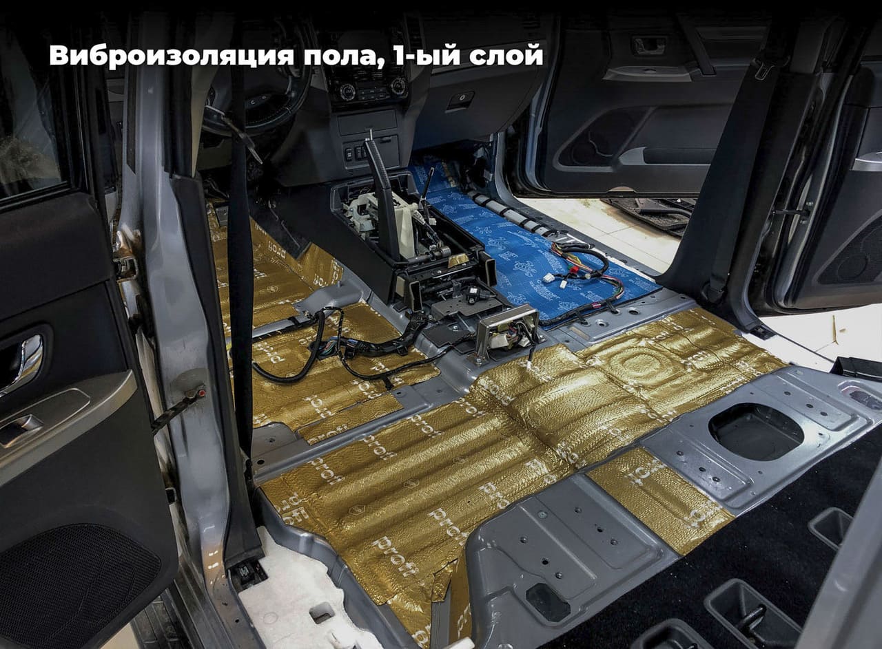 Шумоизоляция салона митсубиши паджеро