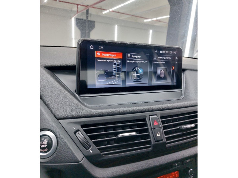 Монитор на Android в BMW X1 E84 (экран БМВ Х1 Е84)