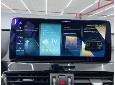 Монитор на Android в BMW X1 F48 (Андроид дисплей на БМВ Х1)