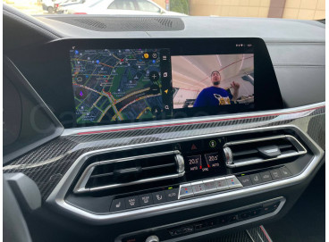 Яндекс навигация на Android в BMW X5 G05 2019, 2020 и 2021, 2022, 2023