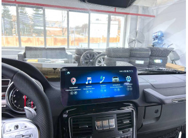 Andoid монитор в Mercedes G-class W463 (магнитола Андроид в Гелендваген)