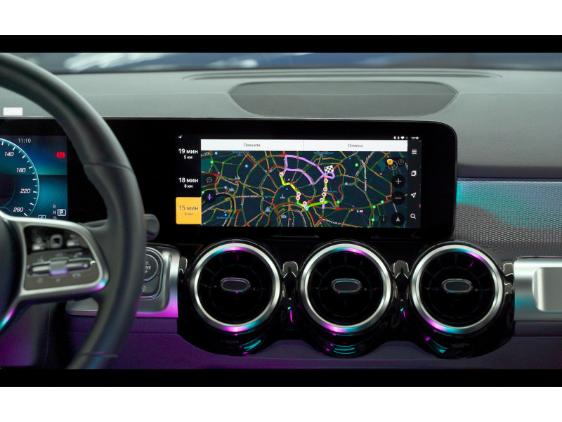 Навигация Mercedes GLA (2020, 2021, 2022, 2023, 2024) на Андроид