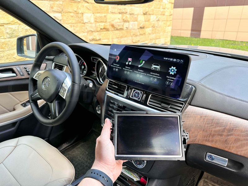 Android монитор на Mercedes ML W166, GL X166