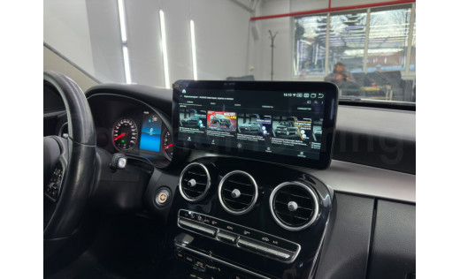 Android монитор на Mercedes C-class W205