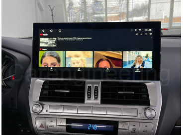 Android магнитола в Toyota Prado 150 2017-2024 (монитор в стиле Lexus)
