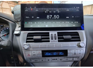 Android магнитола в Toyota Prado 150 2017-2024 (монитор в стиле Lexus)