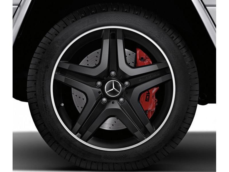 Черные колеса в сборе Mercedes G-Class W463 Gelandewagen AMG R20