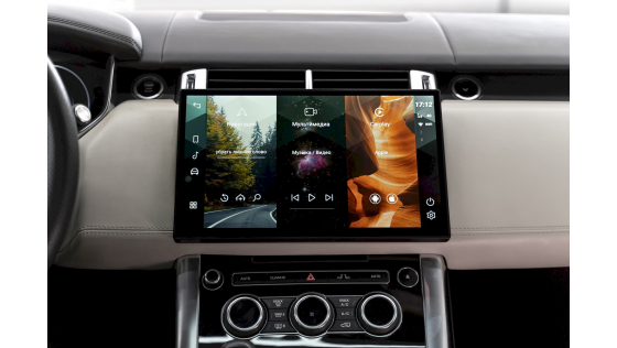 Замена штатного монитора Range Rover L405