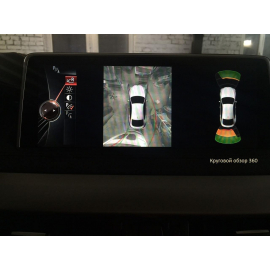 BMW X5 F15 и BMW X6 F16 – установка камер кругового обзора, проекции и LED панели