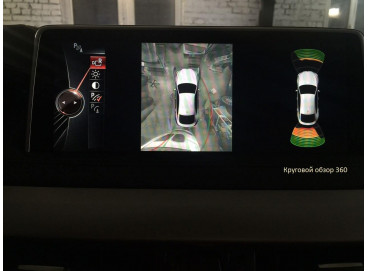 BMW X5 F15 и BMW X6 F16 – установка камер кругового обзора, проекции и LED панели