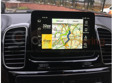 Андроид в Mercedes-Benz GLE, GLS + Яндекс Навигатор с пробками
