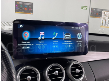 Монитор 10' или 12' и Яндекс навигация Mercedes Benz C Class W205 (навигатор Мерседес В 205)