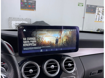 Монитор 10' или 12' и Яндекс навигация Mercedes Benz C Class W205 (навигатор Мерседес В 205)