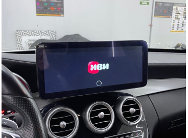 Монитор 10' или 12' и Яндекс навигация Mercedes Benz C Class W205 (навигатор Мерседес В 205)