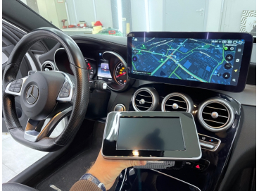 Монитор 10' или 12' и Яндекс навигация Mercedes Benz C Class W205 (2014-2018)