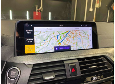 Монитор 10,25' и Яндекс навигация BMW X3 G01, X4 G02 2017, 2018, 2019