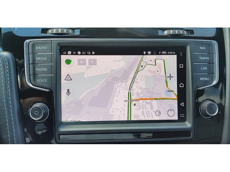 Навигация Volkswagen Golf 7 (Фольксваген Гольф7) - Андроид 12