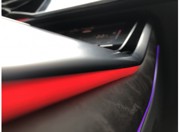 Контурная подсветка Ауди Q8, подсветка салона Audi Q8
