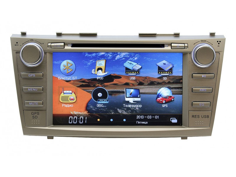 Штатное головное устройство Toyota Camry V40 2006, 2011