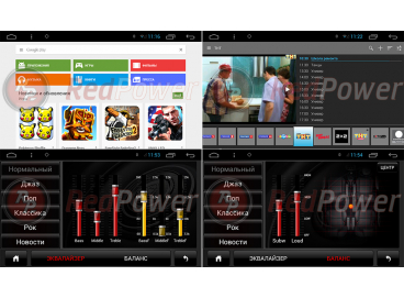 Штатная магнитола Mitsubishi Pajero 4 2013, 2014, 2015, 2016