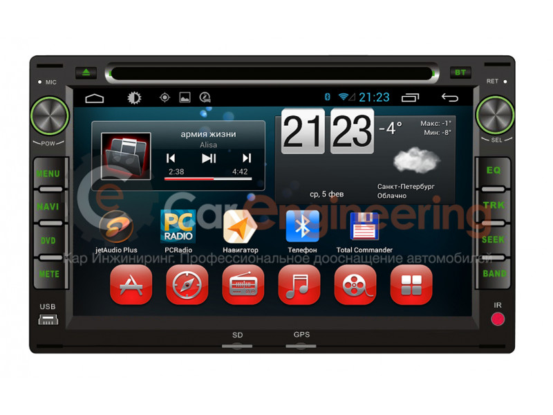 Штатная магнитола Фольксваген Пассат Б5 Redpower Android 4.4.2