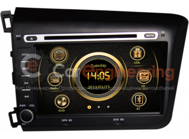 Штатная магнитола Honda Civic (2012-2015) Redpower Windows