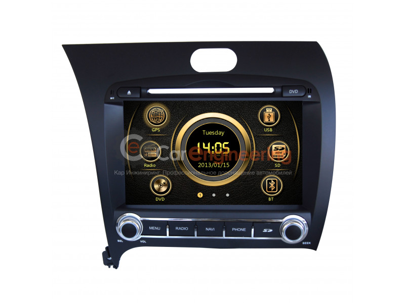 Штатная магнитола Киа Церато 2007, 2013 Redpower Windows