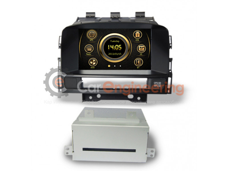 Штатная магнитола Опель Астра Джей 2010, 2013, 2012 Redpower Windows