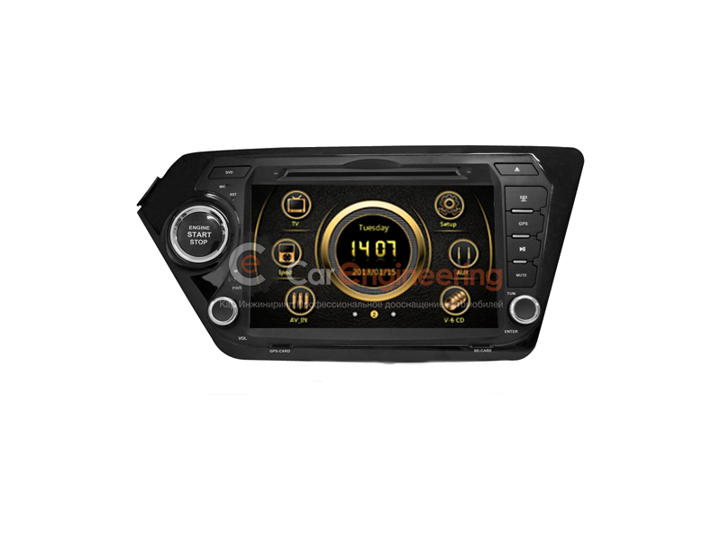 Штатная магнитола Киа Рио 2012, 2013 Redpower Windows