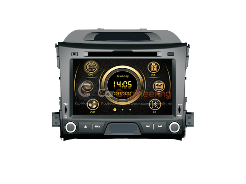 Штатная магнитола Киа Спортейдж 2011, 2013, 2012, 2014
