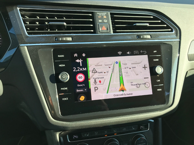 Навигация Volkswagen Tiguan (Андроид Фольксваген Тигуан) 2017, 2018, 2019, 2020