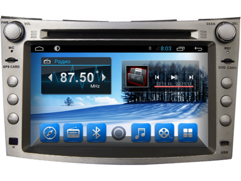 Штатное головное устройство Subaru Legacy Carsys Android 2009, 2010, 2011, 2012, 2013, 2014