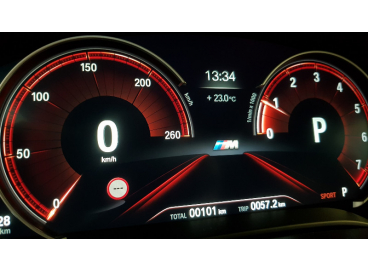 LED приборная панель BMW 5 G30 - ЛЕД панель (приборка) БМВ Г30