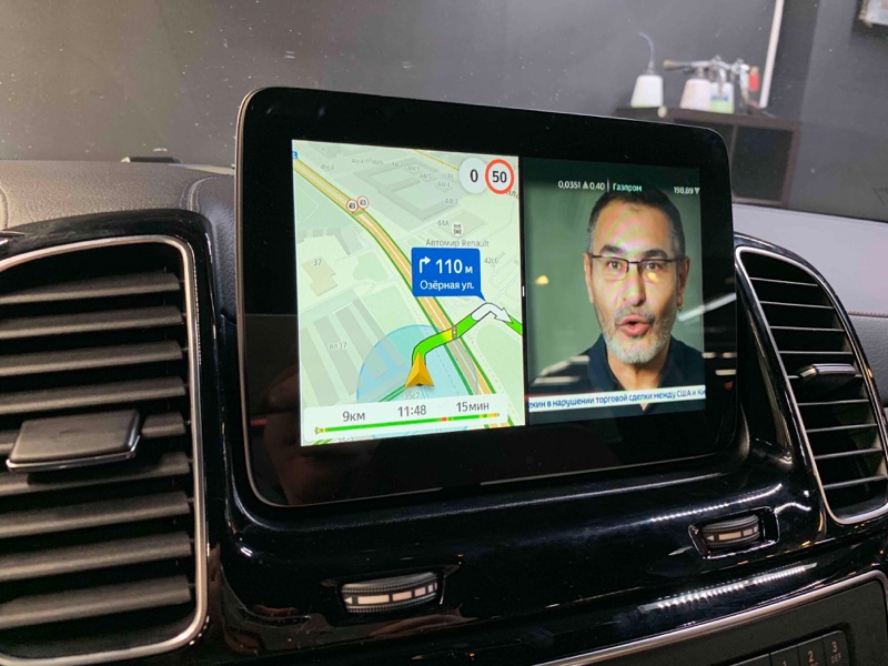 Навигация в Mercedes GLS X166 (Android Мерседес ГЛС Х166)