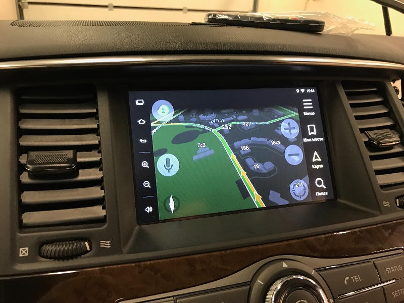 Android навигация Infiniti JX, QX60  2012, 2013, 2014, 2015, 2016, 2017, 2018