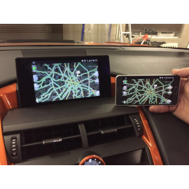 Зеркало картинки с телефона на монитор Lexus