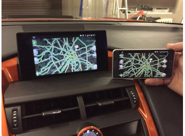 Зеркало картинки с телефона на монитор Lexus