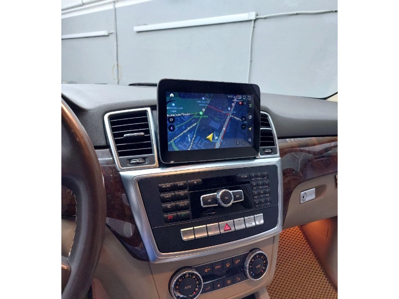 Андроид монитор 8.4' и Яндекс навигация Mercedes-Benz ML W166 / GL X166 (навигатор Мерседес)