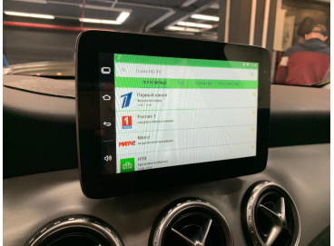 Навигация Mercedes CLA на Андроид