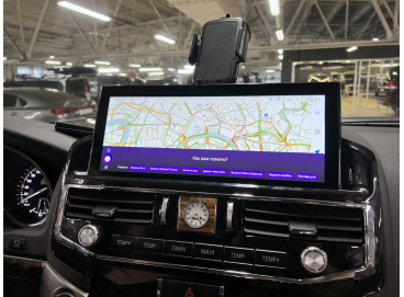 Андроид монитор Toyota Land Cruiser 200 в стиле LC300