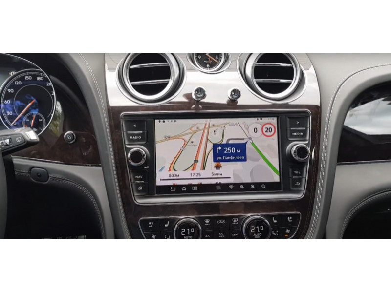 Навигация Bentley Bentayga (Андроид в Бентли Бентайга)