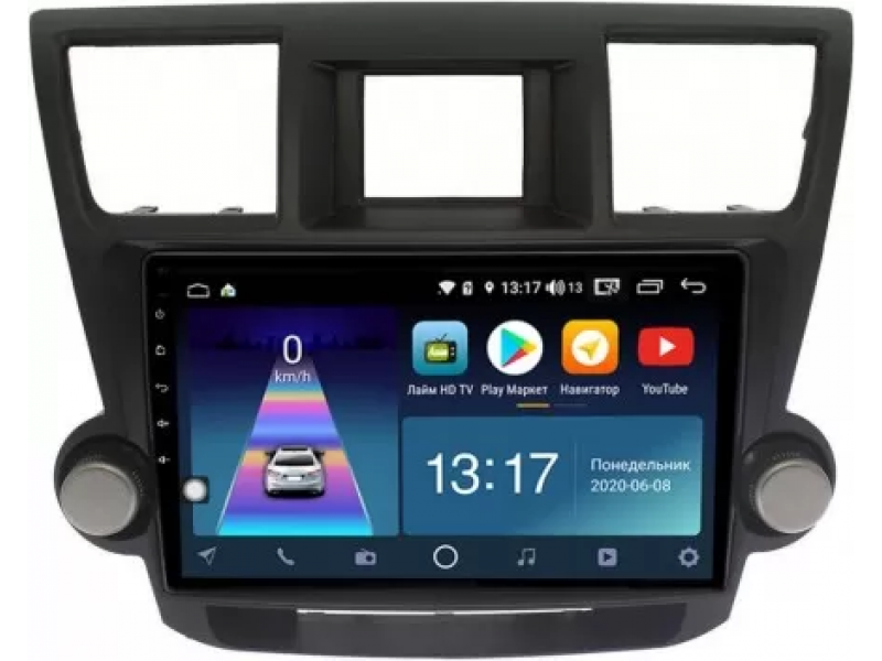 Штатное головное устройство Android 8 Toyota Highlander U40 (2008-2013) Daystar DS-7194Z