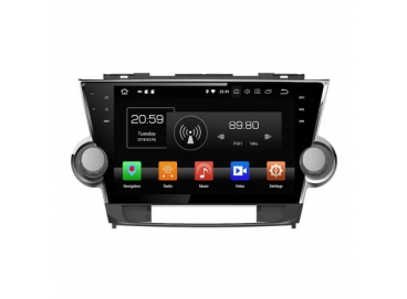 Штатное головное устройство Android 10 Toyota Highlander U40 (2008-2013) Carmedia KD-1037-P6