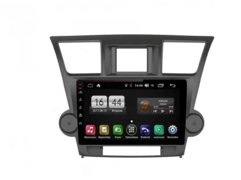 Штатная магнитола Android 8 Toyota Highlander U40 (2008-2013) Farcar LX035R