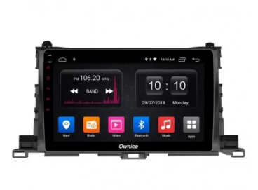 Штатное головное устройство Android 10 Toyota Highlander U50 (2014-2020) Carmedia OL-1601-P30