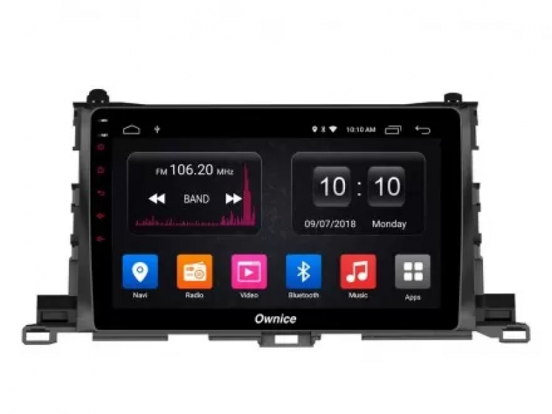 Штатное головное устройство Android 10 Toyota Highlander U50 (2014-2020) Carmedia OL-1601-P6